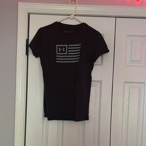 Under Armour Black T-Shirt with Logo